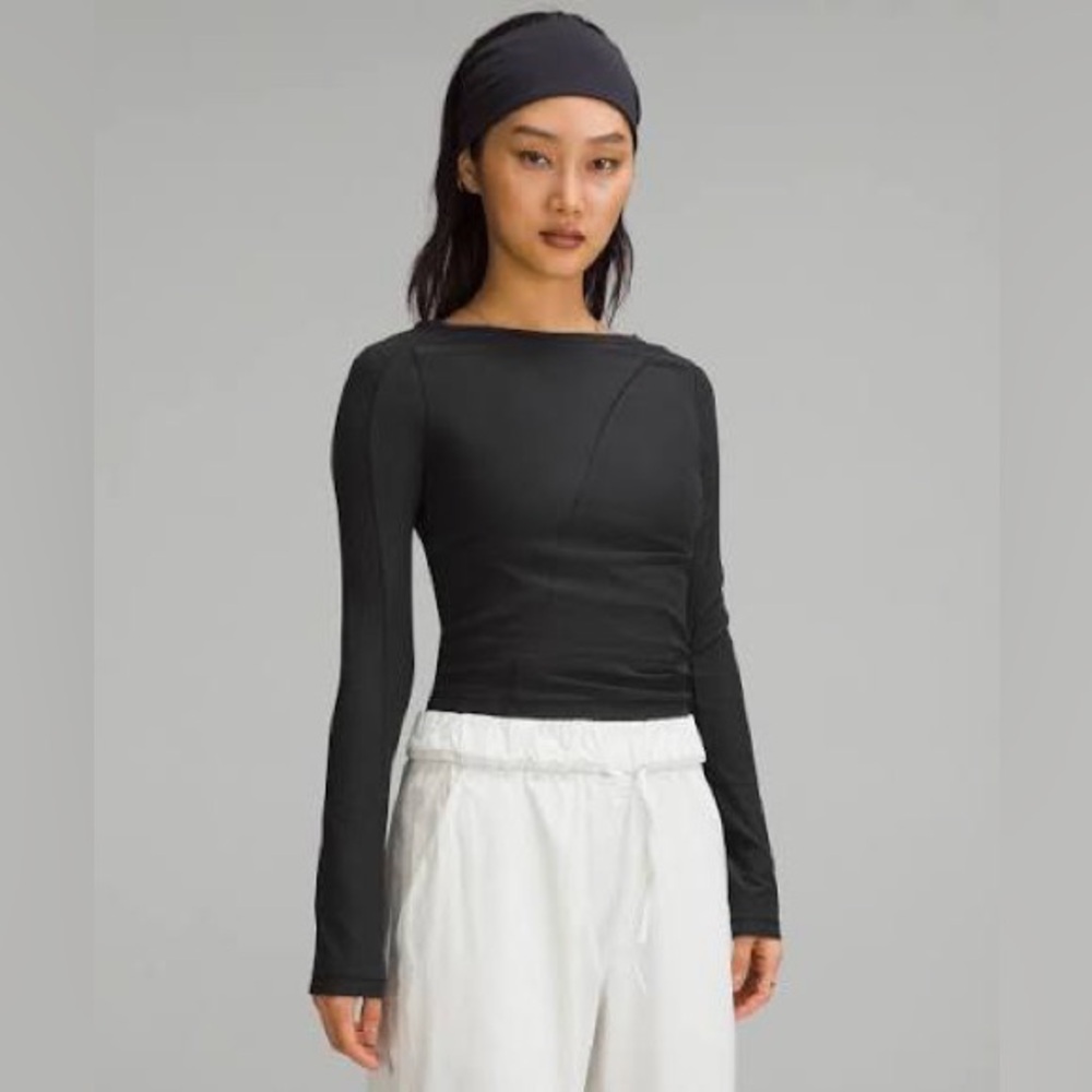 Lululemon Black Long Sleeve Top - Picture 2 of 6